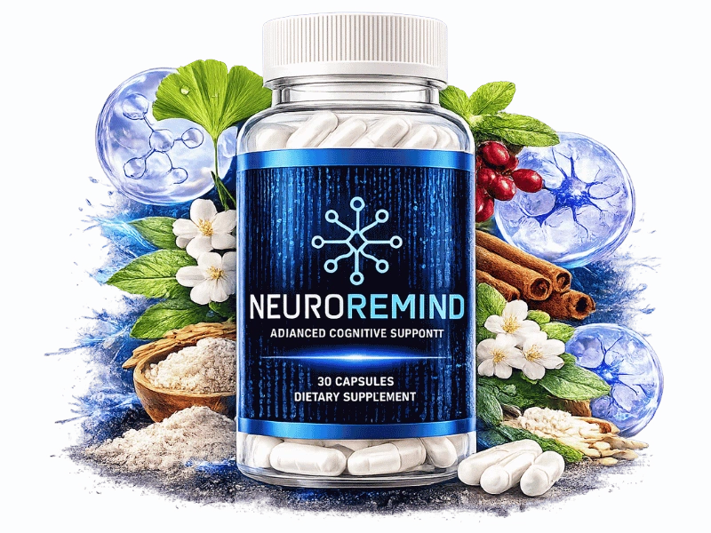 NeuroRemind Natural Brain & Memory Support Supplement